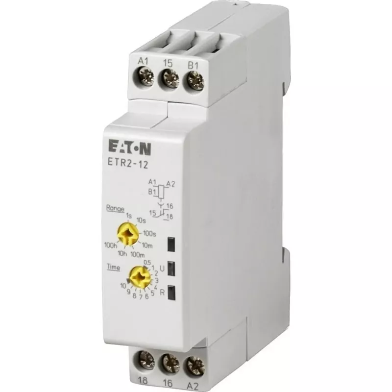 Eaton ETR2-12 monitoimiaikarele, 24-240V AC/DC, SPDT 262686