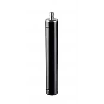KÖNIG & MEYER jatkoputki yleiskiinnikkeille, 3/8 tuuman kierre, 25 mm halkaisija, 153 mm pituus, musta (18832-000-55)