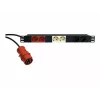 KÖNIG & MEYER 19-Power Box 1U 8-fach Schuko PDU, 16 A, musta 28664-000-55