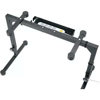 K&M 18808 kaapeliorganisaattori Omega keyboard-telineeseen - musta 18808-000-55