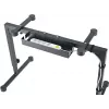 K&M 18808 kaapeliorganisaattori Omega keyboard-telineeseen - musta 18808-000-55