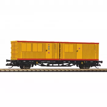 PIKO TT 47729 konttimatalavaunu 2x 20ft kontilla, PIKO Rail Service