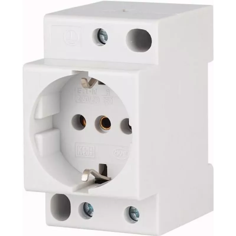 Eaton Z-SD230 DIN-kiskoon asennettava Schuko-pistorasia 10/16 A, 250 V AC, ilman suojaläppää 266875