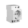 Eaton Z-SD230 DIN-kiskoon asennettava Schuko-pistorasia 10/16 A, 250 V AC, ilman suojaläppää 266875