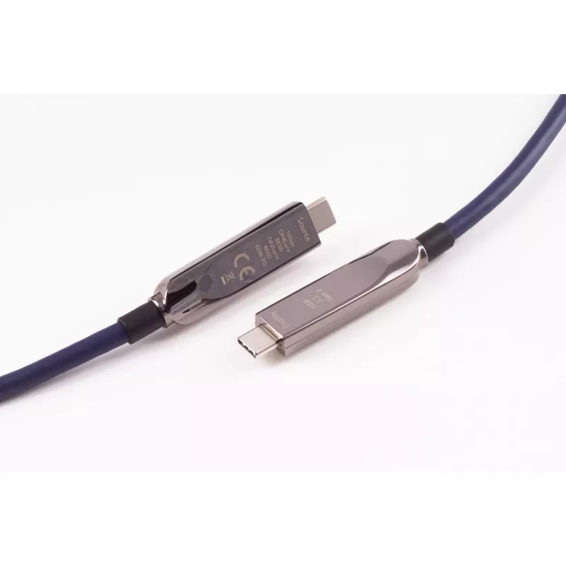 SHIVERPEAKS BS30-44061 USB-C hybridikaapeli 3.2 Gen 2 8K 10Gbps 60W TPU 7,5 m