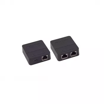 SHIVERPEAKS BS08-01102 2-porttinen Gigabit manuaalinen verkkokytkin, ABS musta
