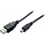 SHIVERPEAKS USB 2.0 Mini -kaapeli, USB-A uros Mini USB-B uros, 2,0 m, musta 11004996