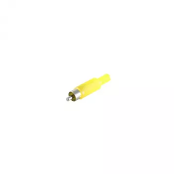 S CONN maximum connectivity RCA-pistoke keltainen juotos kullattu 51400-Y