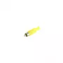 S CONN maximum connectivity RCA-pistoke keltainen juotos kullattu 51400-Y