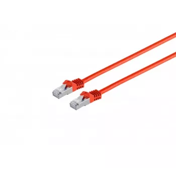 EXERTIS CONNECT Cat6a S/FTP verkkokaapeli RJ45-RJ45 5m punainen LSZH valettu snagless 79305R