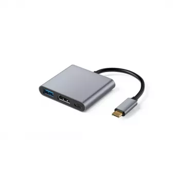 SHIVERPEAKS BS14-05029 USB-C moniporttitelakka 3-in-1, HDMI, Power Delivery, USB 3.0 -keskitin
