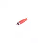 S CONN maximum connectivity RCA-pistoke punainen kullattu juotettava 75 ohm 51400-R