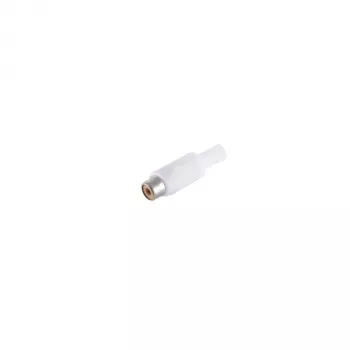 S CONN maximum connectivity RCA-liitin pistoke-pistoke valkoinen 51500-W
