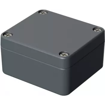 Bopla yleiskotelo 58 x 64 x 34 mm alumiini hopeanharmaa (RAL 7001) A 101 01101000.MT2