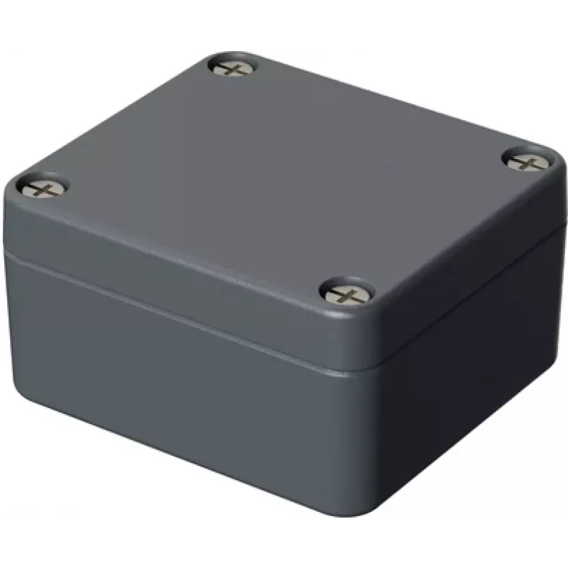 Bopla yleiskotelo 58 x 64 x 34 mm alumiini hopeanharmaa (RAL 7001) A 101 01101000.MT2