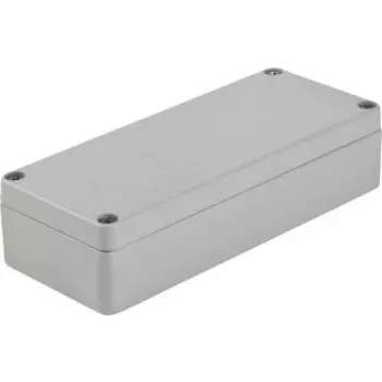 BOPLA Alu-Top yleiskotelo, alumiini, hopeanharmaa (RAL 7001), 150 x 64 x 34 mm 01103000.MT1