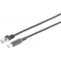 S CONN MAXIMUM CONNECTIVITY USB-A LAN-sovitinkaapeli 1G, USB Type-A uros RJ45, alumiini, musta, 7,5 m (14-52065)