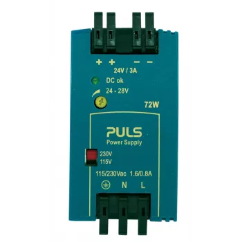 PULS MiniLine ML70.100 DIN-kiskovirtalähde 24V DC 3A 72W