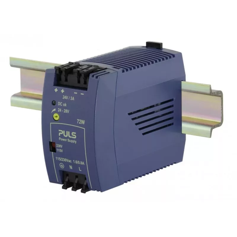 PULS MiniLine ML70.100 DIN-kiskovirtalähde 24V DC 3A 72W