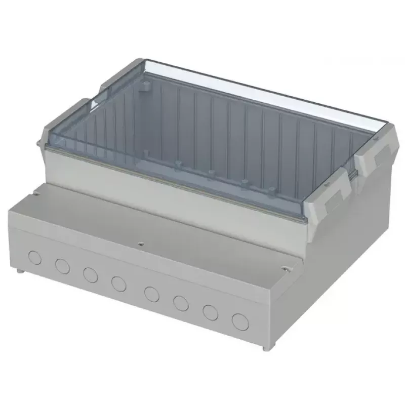 Bopla RCP 2500 säätimen kotelo, 257 x 217 x 132,5 mm, ABS/polykarbonaatti, vaaleanharmaa 41250109