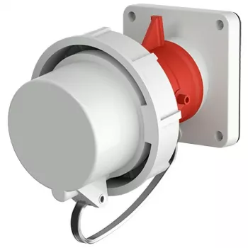 MENNEKES asennuspistoke 32A 5p 6h 400V IP67 punainen 1254