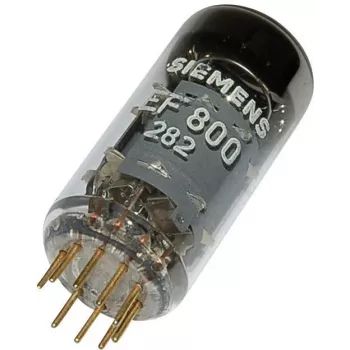 Siemens EF 800 = EF 860 elektroniputki, noval-kanta, pentodi, 6,3 V hehkulanka, 1 kpl