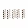 SHIVERPEAKS BASIC-S F-pistoke 7,2 mm tiivisterenkaalla ja suurella mutterilla, 25 kpl:n pakkaus BS85010-R-SET25
