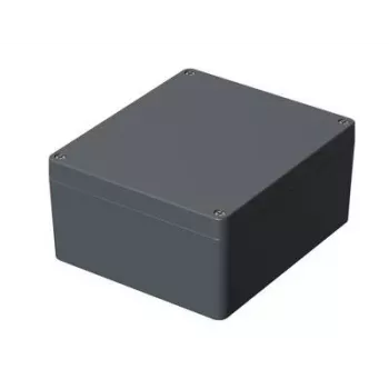 BOPLA yleiskotelo alumiini hopeanharmaa (RAL 7001) 200 x 230 x 111 mm IP66 01140000.MT1