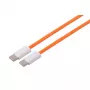 S CONN MAXIMUM CONNECTIVITY USB-C Ladekabel, 2.0, 240W, Orange, Textil, 1,8m (14-22187)