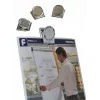 FRANKEN HMC35 magneettiklipsi, 40 x 35 mm, 500 g pitovoima, hopea