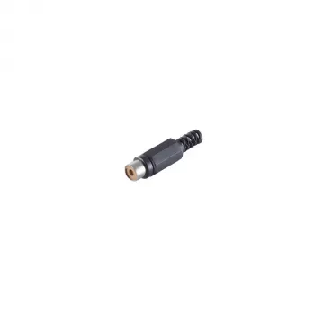 S CONN maximum connectivity RCA-liitäntä naaras-naaras, musta 51500-S