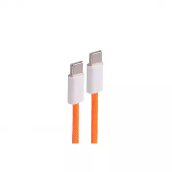shiverpeaks USB-C-latauskaapeli 2.0, 60W, oranssi, tekstiili, 0,5 m (BS14-21017)