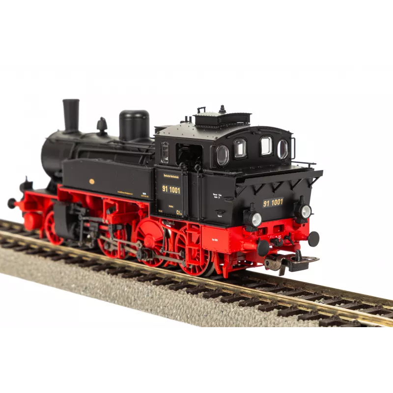 PIKO 50743 H0 höyryveturi BR 91 DRG aikakausi II