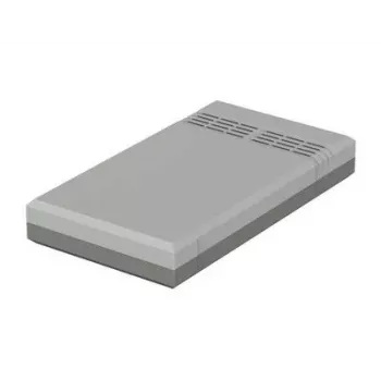 BOPLA EG 2030 L pöytäkotelo 200 x 112 x 30 mm polystyreeni vaaleanharmaa RAL 7035 32203012