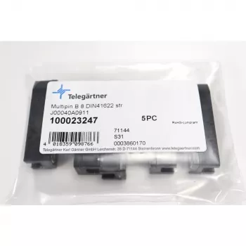 Telegärtner DIN 41622 tyyppi B 8 epäsymmetrinen 8-napainen PCB-liitäntä, juotosliitäntä J00040A0911