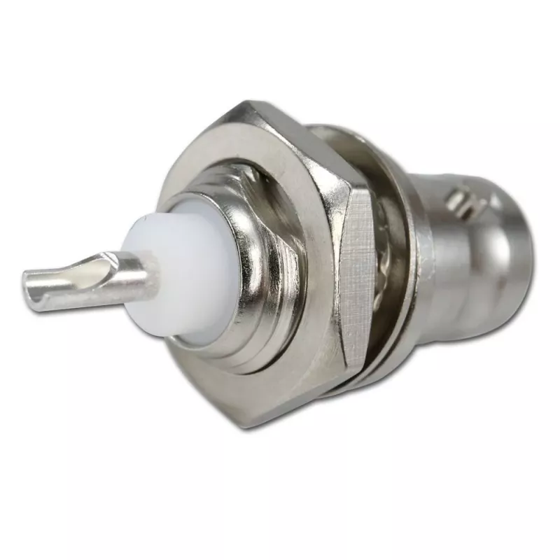 Telegärtner BNC-upotusliitäntä 50 ohm, hopeoitu sisäjohdin, UG-1094/U (J01001B0615Z)