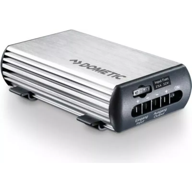 Dometic PerfectCharge DCDC 24 virtalähde ja jännitemuunnin sisäkäyttöön hopea (9600000040)
