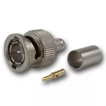 Telegärtner BNC-puristusliitin G02 75 Ohm RG-59B/U, UG-1789/U, liitin, 5 kpl:n pakkaus J01002A1288Y