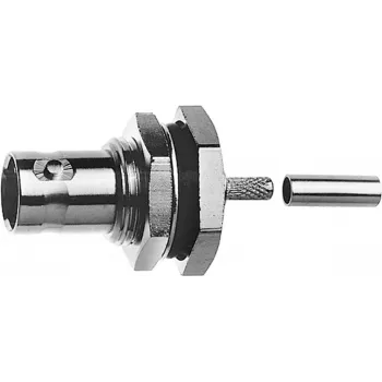 Telegärtner BNC-kojerasia puristus/puristus 50 Ohm RG-316/U, nikkeli/kulta