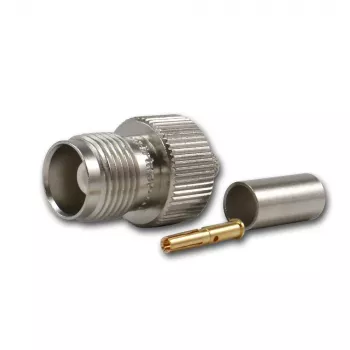 TELEGÄRTNER TNC-pistorasia RG-58, 50 Ohm, puristus/juotos, DC-11 GHz