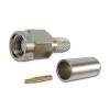 Telegärtner SMA-liitin suora 50 Ohm puristus/juotos RG-58 RG-142 RG-223 LMR-240 J01150A0049
