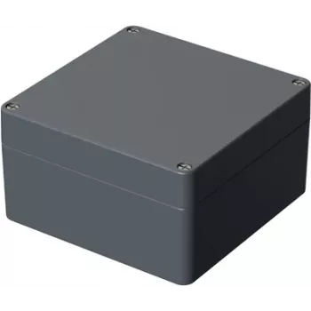 Bopla yleiskotelo 180 x 180 x 101 mm alumiinivalu hopeanharmaa RAL 7001 IP66 A 127 01127000.H