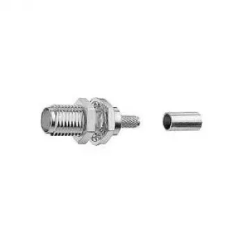 TELEGÄRTNER SMA-kojerasia puristusliitin RG-316/U, 50 ohm, kultakontakti, 5 kpl:n pakkaus (J01151A0671)