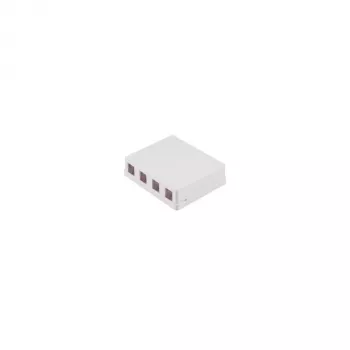 S CONN MAXIMUM CONNECTIVITY Keystone-kojerasia, 4-porttinen, valkoinen 08-10117