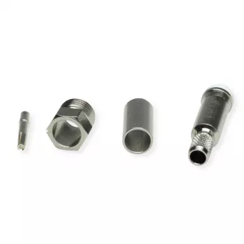 TELEGÄRTNER TEGA J01701A0007Z FME kaapelikojerasia puristus RG58C/U 50 ohm nikkeli/kulta