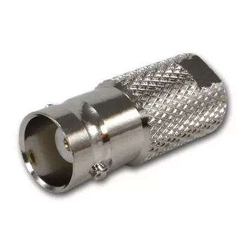 TELEGÄRTNER J01008F0068 BNC-kojerasia FME-pistokkeeseen koaksiaaliliitin, 50 ohm, suora, nikkelöity messinki