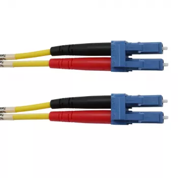 TELEGÄRTNER LC LC single-mode OS2 duplex verkkokaapeli, 5 m, keltainen