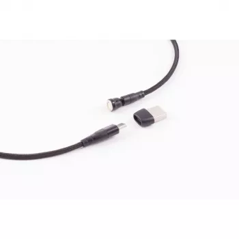 ShiverPeaks BS14-19020 magneettinen 6-in-1 USB-latauskaapeli 540°, 60W, 1 m, musta