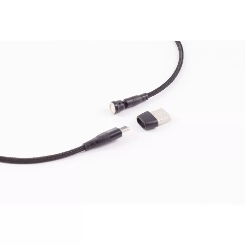 ShiverPeaks BS14-19020 magneettinen 6-in-1 USB-latauskaapeli 540°, 60W, 1 m, musta