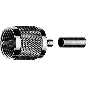 TELEGÄRTNER UHF-liitin puristusliitin RG 214/U:lle, 5 kpl:n pakkaus (J01040A0010)